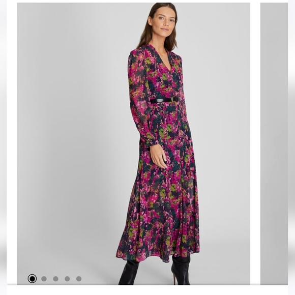 Club Monaco NWTs Floral Printed Maxi Dress - Picture 1 of 13